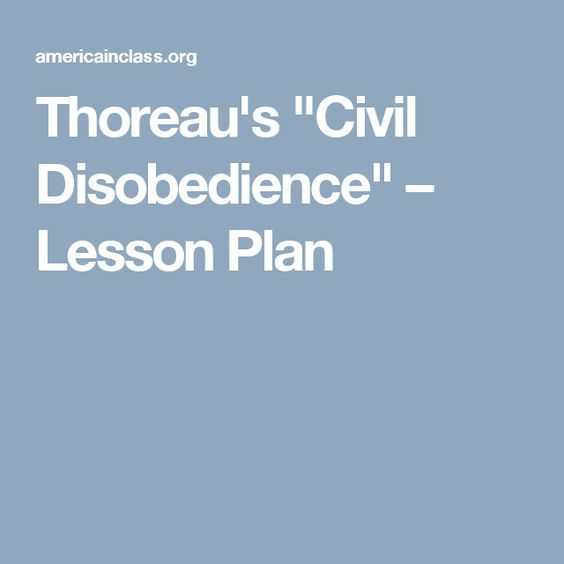 Pbs Newshour Extra Structure Of Congress Worksheet Answers with Thoreau S "civil Disobe Nce" – Lesson Plan Education